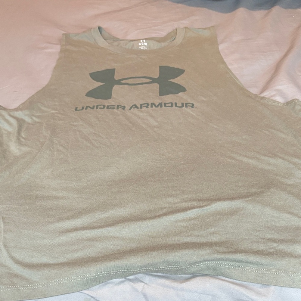 Under Armour Olive Sleeveless Top